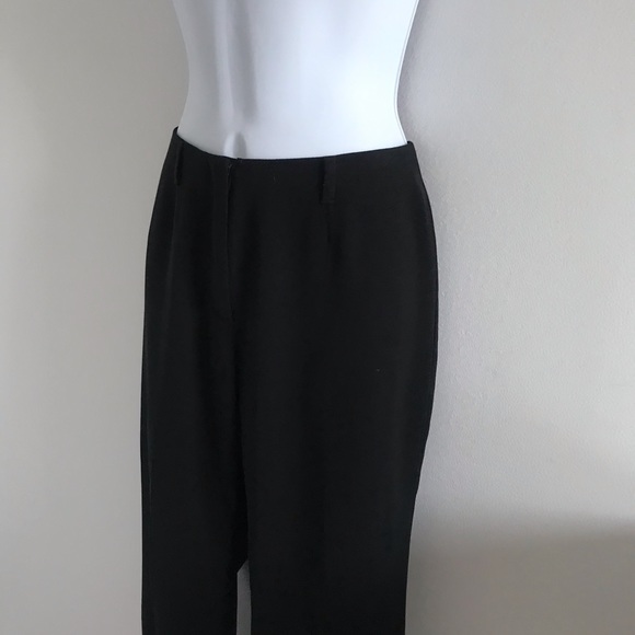 Sisley Black Straight Cut Lightweight Summer Pants Y2K 90’s - Picture 8 of 16